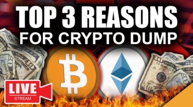 Top 3 Reasons BITCOIN & CRYPTO Price is DUMPING NOW