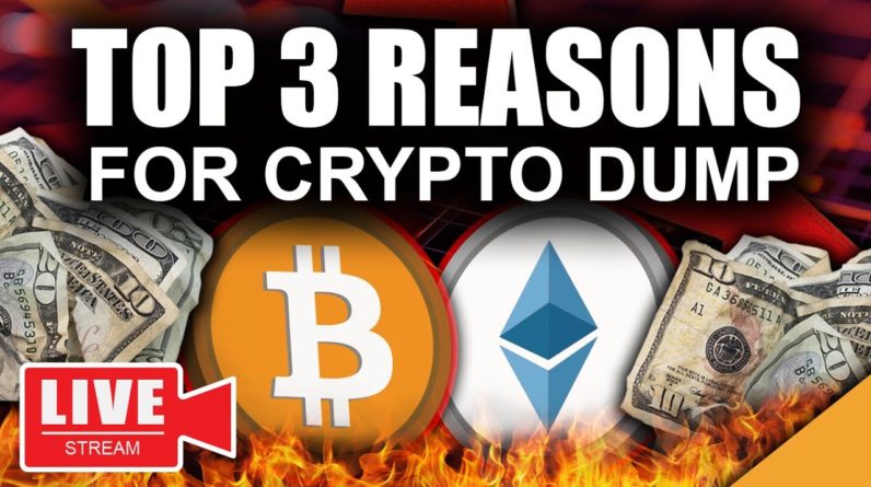 Top 3 Reasons BITCOIN & CRYPTO Price is DUMPING NOW