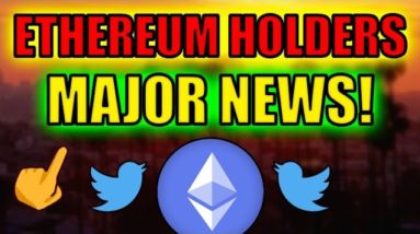 Life-Changing Moment For Ethereum (Twitter CEO ALL-IN on ETH?) | 300k Bitcoin Price Prediction