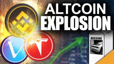 Altcoin EXPLOSION for Vechain & Binance Coin (My Hellcat Got STOLEN!)