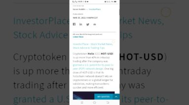 BREAKING NEWS HOLOCHAIN AND #HOT PRICE PREDICTION !! #NASDAQ