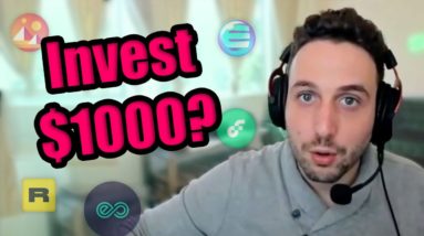 How I Would Invest $1,000 in Cryptocurrency in 2021 [NFT Edition] | Top NFT Altcoins in April