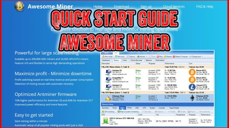 Awesome Miner - Beginners guide to Mining Crypto