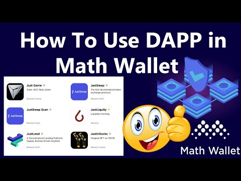 How To Use Dapp in Math Wallet | Crypto Currency Wallet