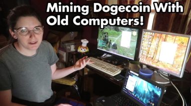 2021 Mining Dogecoin with Old Computers! You can help! unMineable Crypto Miner, at 0.77 Doge so far!