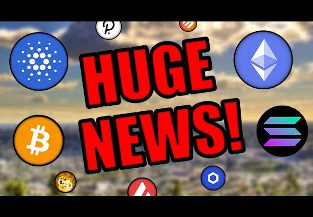 HUGE NEWS! CRYPTOCURRENCY SET TO EXPLODE!! CARDANO, BITCOIN, ETHEREUM INVESTORS BE READY!