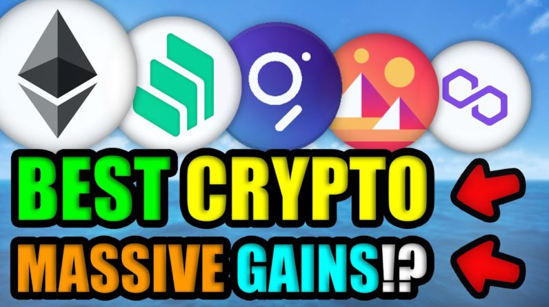 Best Crypto Project to Hold for Massive Gains? (LARGE CAP ALTCOINS w/ INSANE POTENTIAL!)