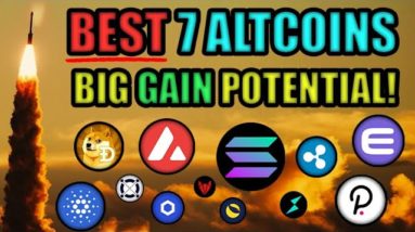 BEST 7 ALTCOINS! BIG PRICE MOVES COMING! THINGS HAVE CHANGED! | CRYPTOCURRENCY NEWS