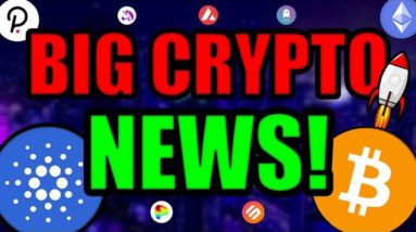 MOST INSANE CRYPTO FREAKOUT JUST HAPPENED! CARDANO, ETHEREUM, & BITCOIN HOLDERS -- GET READY!