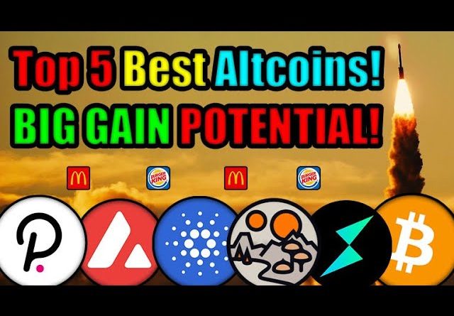 MCDONALD’S & BURGER KING ARE ABOUT TO PUMP THE CRYPTO MARKETS! BEST 5 ALTCOINS READY TO BLOW!