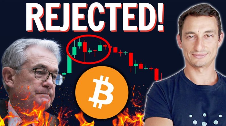 Bitcoin & Stocks REJECTED on FED Rate Hike News! (What Now?)