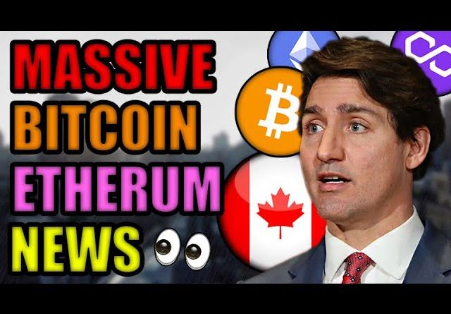 Canada Freezes Bank Accounts! Bitcoin News! Ethereum Users EXPLODING! Bank Moves into DECENTRALAND.