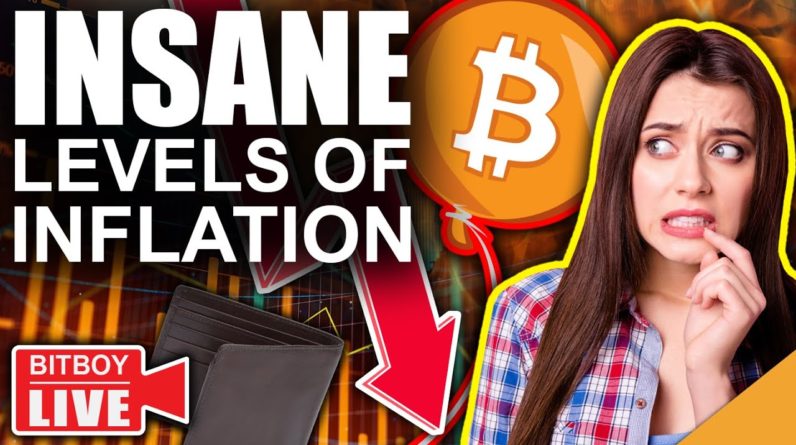 Bitcoin Falling as INSANE Inflation CPI Released (Highest Level in 4 Decades)