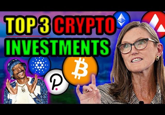 BEST 3 CRYPTO INVESTMENTS (BIG GAIN POTENTIAL)! Cathie Wood & Snoop Dogg Crypto Investment ADVICE!