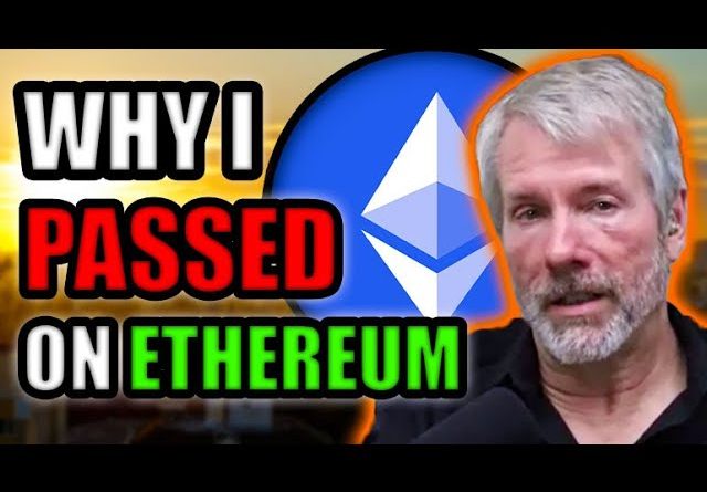 Michael Saylor COMES CLEAN about Ethereum 🤯