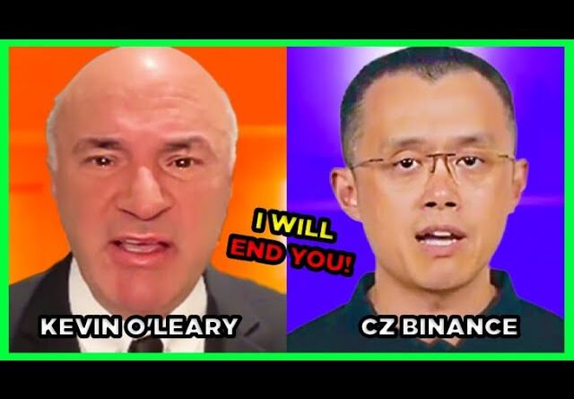 Kevin O'Leary CLAPS BACK against CZ Binance! 👏