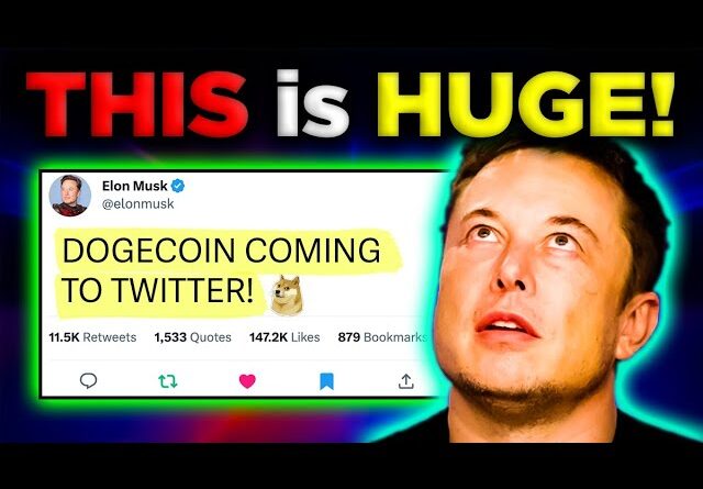 Elon Musk Integrates DOGECOIN into Twitter!!! [I'm Excited!]