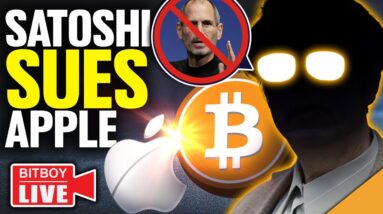 Satoshi Nakamoto SUES APPLE? (A.I.'s TOP Pick)