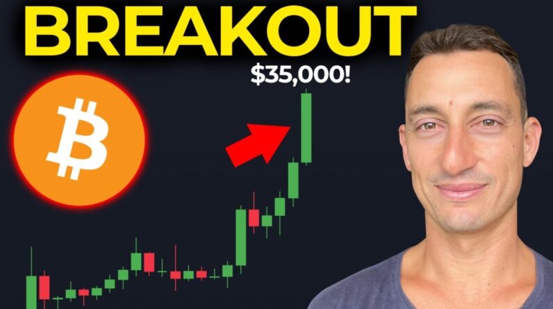 Bitcoin Is BREAKING OUT and just hit $35,000! What's Next for Crypto?