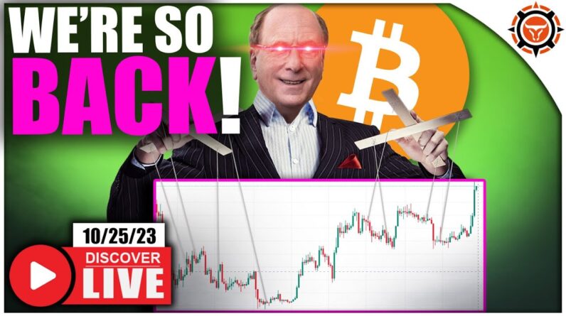 Bitcoin Rally Resumes! (Blackrock ETF Re-Listed)