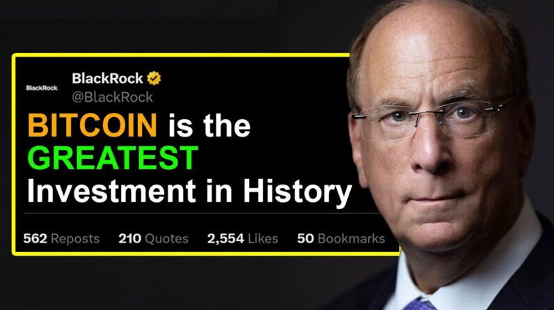 BlackRock Bitcoin ETF Bringing $TRILLIONS! (Who Is Larry Fink?)