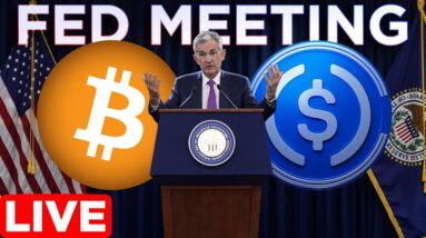 Fed Meeting vs Crypto🔴LIVE Jerome Powell