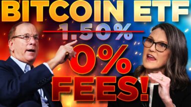 BlackRock Lowers Bitcoin ETF Fees 🚨 Cathie Slashes Prices Again!