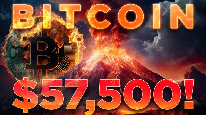 Bitcoin Crosses $57,500!🔥$60k Next?🔥