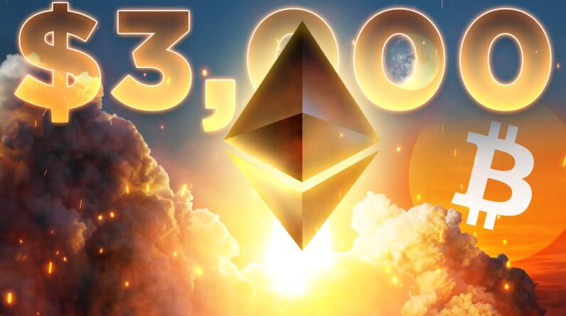 Ethereum Hit $3,000! 🎉Crypto Rally Continuing?