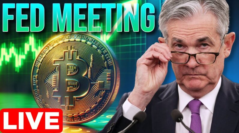 Fed Meeting vs Bitcoin📈 Jerome Powell LIVE🔴