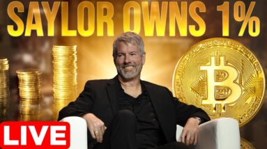 Michael Saylor Now Owns 1% of Bitcoin🏆