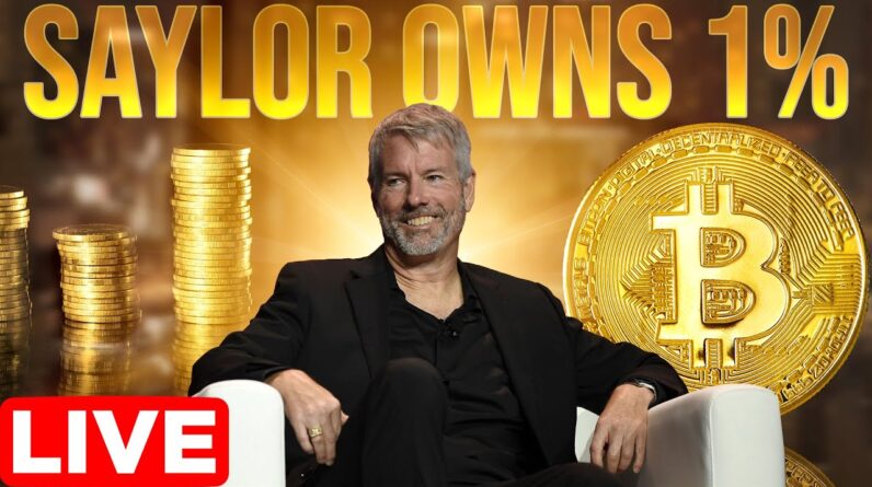 Michael Saylor Now Owns 1% of Bitcoin🏆