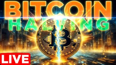 BITCOIN HALVING DAY COUNTDOWN!🔥LIVE🔴