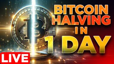 Bitcoin Halving in 1 Day!🔥 BlackRock ETF Will Flip Grayscale