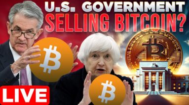 U.S. Treasury Dumping It's Bitcoin?🚨LIVE