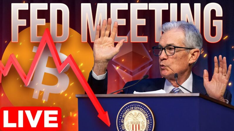 Fed Meeting vs Bitcoin📉 Jerome Powell LIVE🔴