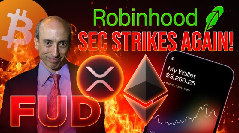 SEC Targets Robinhood Crypto!🚨 Gensler FUD Continues🔥