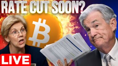 Elizabeth Warren Orders Powell To Cut Rates?🚀Crypto Market Update LIVE🔴