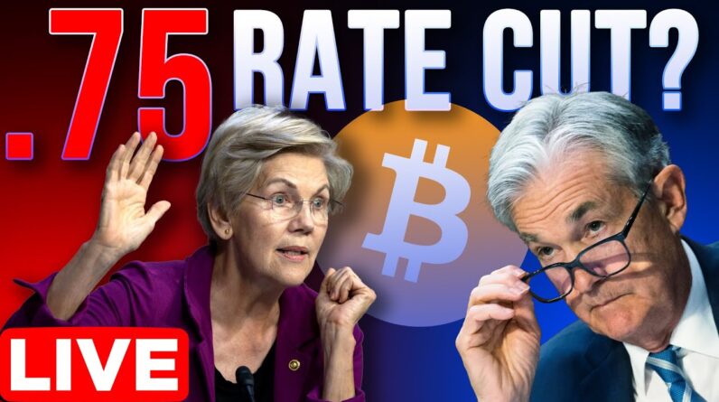 Elizabeth Warren Demands Explosive Rate Cut ️‍🔥 Crypto Market Update LIVE🔴