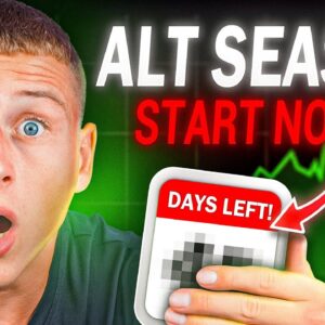 Altseason Starts NOW! Here is why.