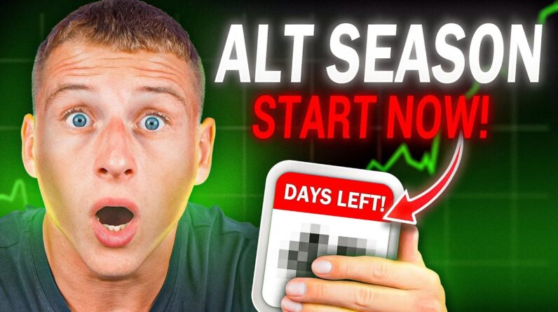 Altseason Starts NOW! Here is why.