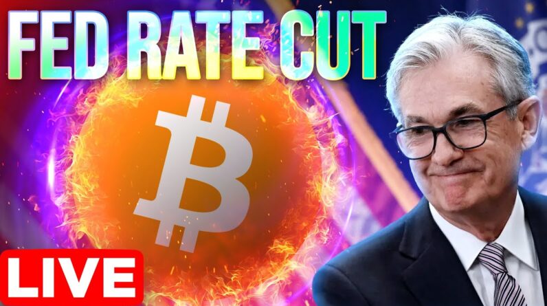 Fed Rate Cut vs Bitcoin🔴LIVE Jerome Powell Fed Meeting🚀