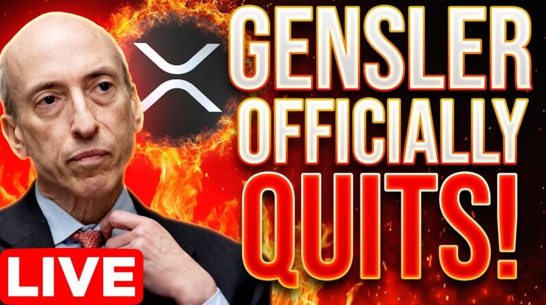 Gary Gensler OFFICIALLY RESIGNS!!!🚨🚀LIVE Crypto Market Update