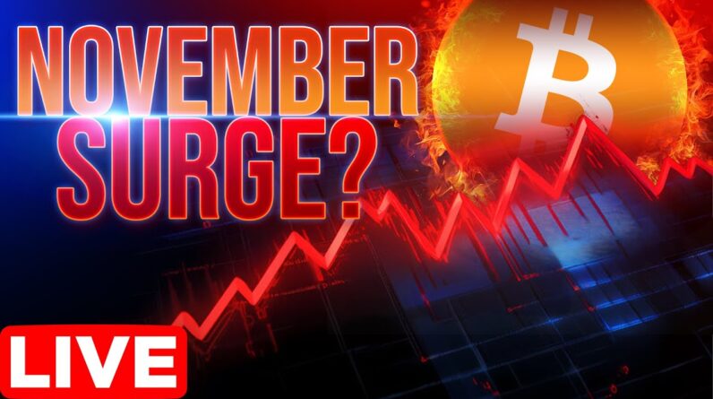 Bitcoin November Surge?🔴LIVE Crypto Market Update📈