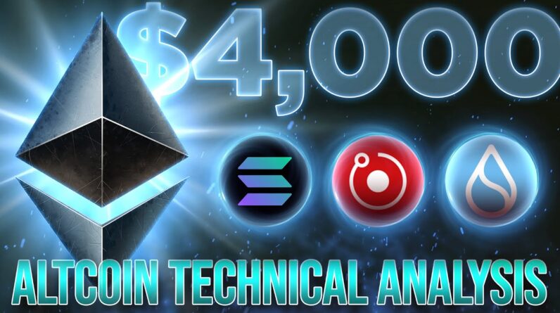 Ethereum Hits $4,000!🎉Altcoin Technical Analysis w/ @TheTradingParrot